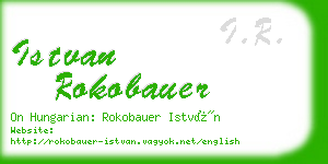 istvan rokobauer business card